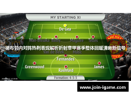 德布劳内对阵热刺表现解析折射意甲赛季整体回暖清晰新信号 德布劳内对阵热刺表现解析折射意甲赛季整体回暖清晰新信号