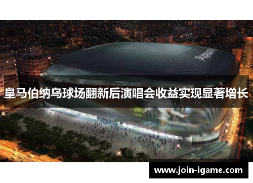 皇马伯纳乌球场翻新后演唱会收益实现显著增长